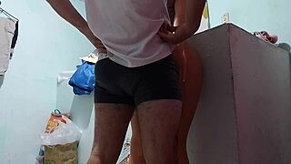 tremendous body, the whore of my stepmother gets spent when my dad is not at home