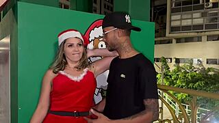 brazilian beauty reveals christmas secrets with deep desires