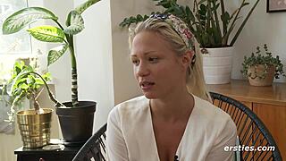 Man, she's so cute but naughty, ya just gonna fall for Gabi with her big natural tits and toys in bedroom... ya know!