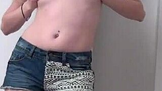 Bridgette's Hot Long Legs Play on Desk