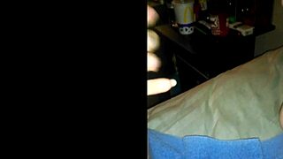 Wife Hayley Stretching Tight with Massive Dildo in Part 1