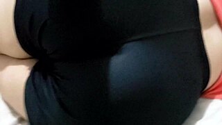 Meeting The New Latina Milf At The Gym In Mini Shorts!