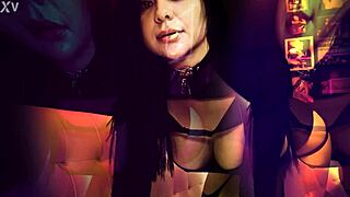 Rough Pounding Rei Sky? Covering Her Stomach in Jizz!