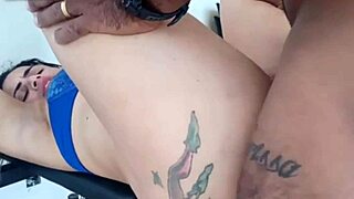 While I train, she craves rough sex every second