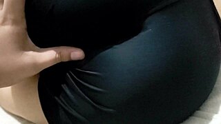 Meeting The New Latina Milf At The Gym In Mini Shorts!