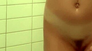 Washing My Sexy Body After Work to Slam an Anal Dildo Deep Inside.