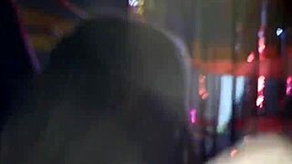 babes kissing at midnight, then fucking hardcore with cum?