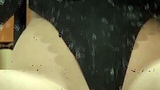 Elza Kom dominates in sexy nylon striptease