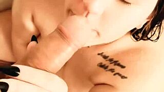 Rubynalexfantasy face fucked till puking, then anal in shower