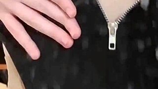 Elza Kom dominates in sexy nylon striptease