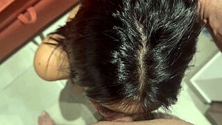 wow, beautiful latina model gags while rimming hard! 😳