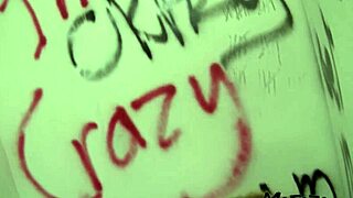 Blonde amateur sucks cock deep in glory hole