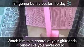 richelle rose turned from cheating gf to cumslut pet on snapchat.