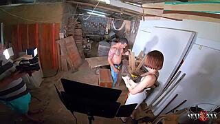 behind the scenes - my niece's first climax with luara amaral