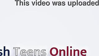 What happens when two British girls race to orgasm in pantyhose?