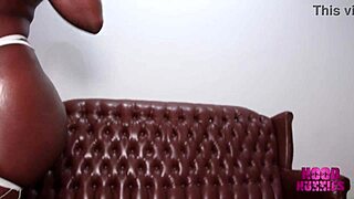 hot ebony holly bombom from brazil gives her ass to negro delicia in reality scene, ends with facial