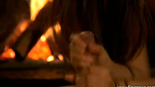 Deep brunette blowjob from india, with redhead swallowing facial.