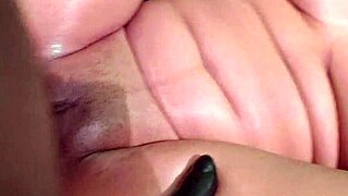 Beautiful widow's narrow pussy revealed in intimate bed scene