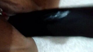my wife playin with dildo at home... so hottt