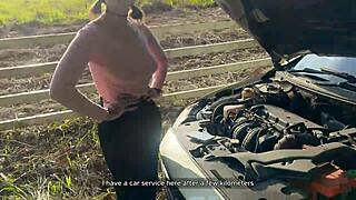 She cheated and let me bang her tight holes outdoors