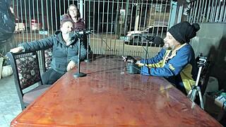 ma santos oficial binho ted inviting rafão otaku to give ass to luana reis live on incancelaveis podrecast