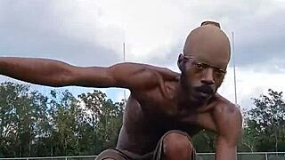 Beautiful Mature Woman With Brown Eyes Working Out