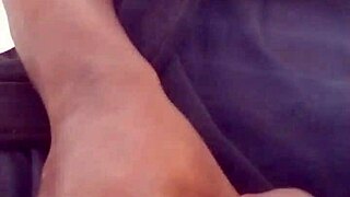 Just got home from work to fantasize about my girlfriend. Wet slow-motion cum in the garage awaits!