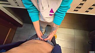 OMG, can you cum in my panties after this intense rubbing session?