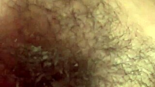 Petite Girlfriend Plays With Hairy Pussy For Money