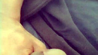 Just got home from work to fantasize about my girlfriend. Wet slow-motion cum in the garage awaits!