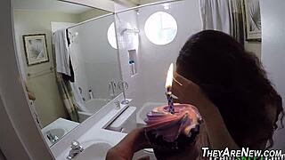 Teen Rookie Facialized by Big Cock