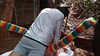 Holy crap, watch Leitinho stuff a sex toy in her friend's wet hole!