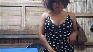 Lost bet, sent hijastro homemade semi-nude porn show