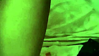 juanlatino cums on her face while she kneels, close-up action