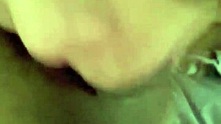 Horny Filipina milf maid gives intense blowjob