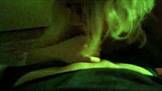 Blonde Shares Smoke And Blowjob With Partner