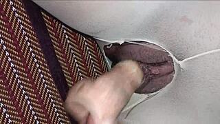 Pretty girl’s cum-filled orgasm while fucking two men in a row