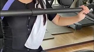 energetic japanese girl works hard on diet then gets pounded in hotel.