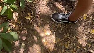 Damn! Banging My Cute College Mate In The Forest During Camping!