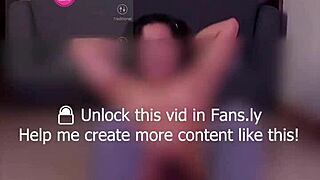 ASIAN ATHLETE DOES SIT UPS WITH VIBRATOR IN BOTH HOLES, LOSES COUNT