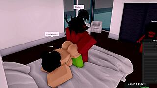 Demon Fucks Roblox Hoe Intensely As Girlfriend Watches The Cheating Scene