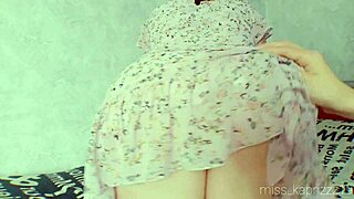 Stepbrother spanks petite teen hard for tiny dress slip-up. Wet tight action unfolds!