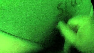 Jacking off and cumming on my curvy wife’s fat ass