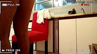 i caught my stepdad recording us fucking in the kitchen