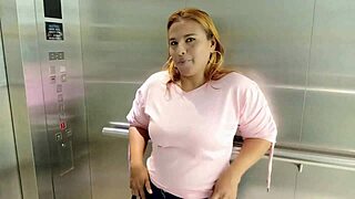 bent over cute mature with big natural tits slapped on bed