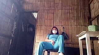 Just Back from Hospital Work, I’m Masturbating to Quench My Raw Sex Craving as a Real Nurse