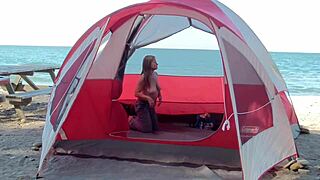 Wonna See the Guys Bang This Hot Beach Milf? Join Now!