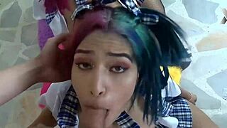 Super ruthless latinas deepthroating cocks, leaving you drooling