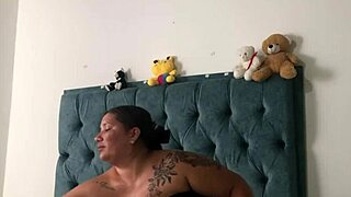 Rough pounding for a chubby beauty with a massive rear end