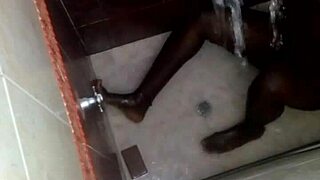 Spying on Hot Shower in Public Bathroom - PUSSY Peek!